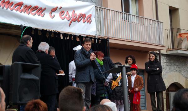 15.2.2015 Festa de la Caldera, el pregó  Montmaneu -  Ramon Sunyer