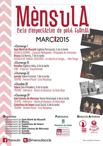 Programa Mènsula 2015 - Biosca