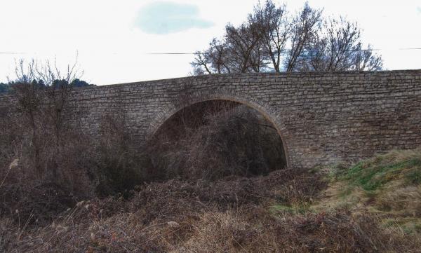 21.2.2015 Pont sobre l'Ondara  Sant Pere dels Arquells -  Ramon Sunyer