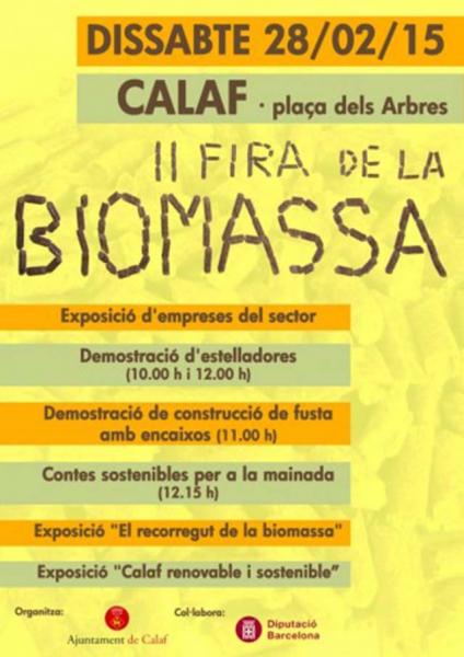 cartell II Fira de la Biomassa