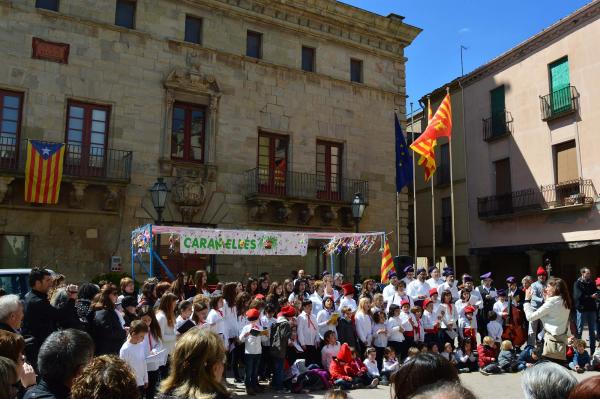 5.4.2015 cantada de caramelles  Cervera -  Josep M. Escudé