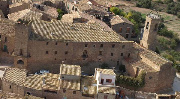 13 de Abril de 2014 Viasta aèria del castell i Santa Maria  Florejacs -  Jaume Moya