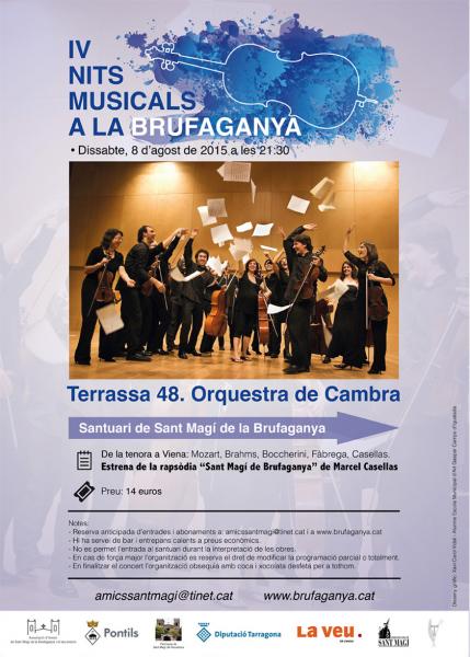 21.5.2015 IV Nits Musicals a la Brufaganya cartell Terrassa 48  Sant Magí de la Brufaganya -  Nits Musicals