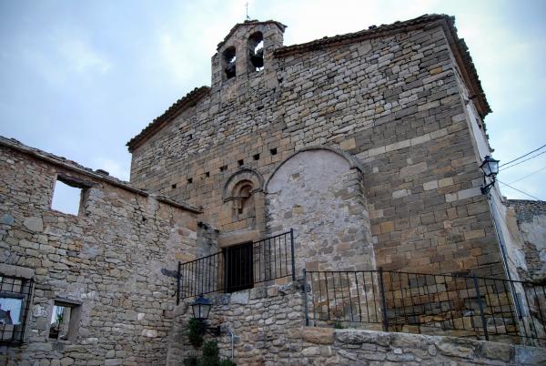 14.6.2015 Església Santa Maria romànic (XII)  Guialmons -  Ramon Sunyer