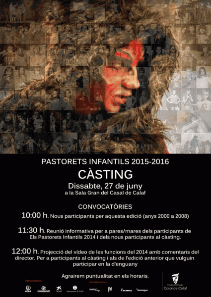 Càsting dels Pastorets Infantils 2015-2016