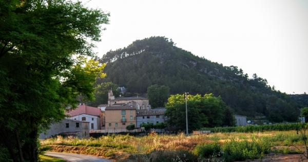 24.6.2015 vista del poble  Pontils -  Ramon Sunyer