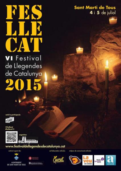 1.7.2015 cartell 6è Fesllecat  Sant Martí de Tous -  Fesllecat