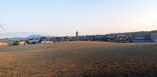 24.6.2015 Vista general  Santa Coloma de Queralt -  Ramon Sunyer