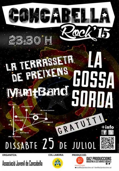 21.7.2015 cartell Concabella Rock 15  Concabella -  Ass. Joves