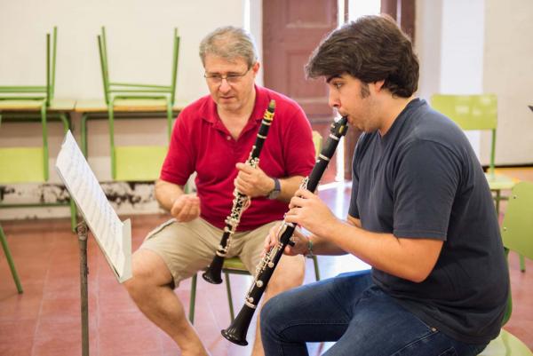 22.7.2015 classe del Curs de Música  Cervera -  Jordi Prat