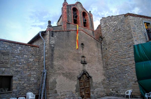22.08.2015 Església Sant Roc barroc (XVII)  Llindars -  Ramon Sunyer