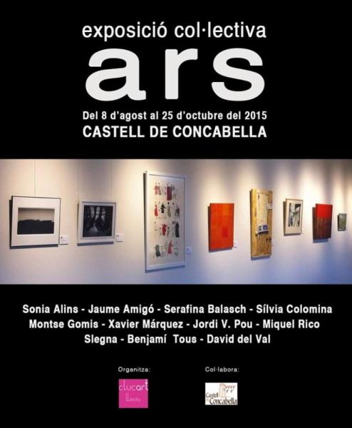 2.9.2015 cartell Exposició col·lectiva Ars  Concabella -  Joan
