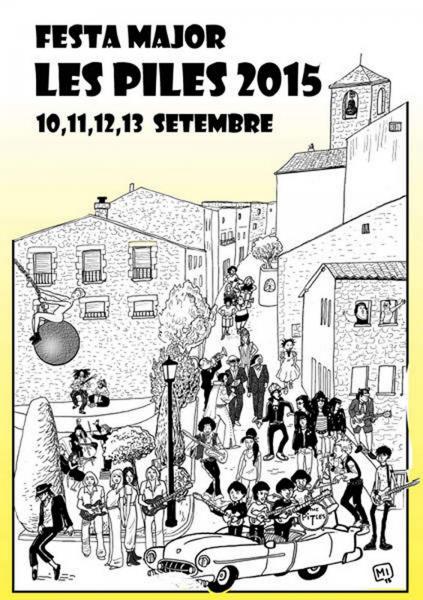 8.9.2015 cartell Festa Major de Les Piles 2015  Les Piles -  Les Piles