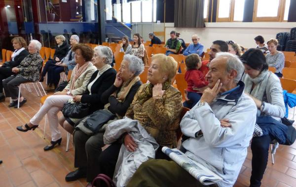 24 de Octubre de 2015 Públic a l'entrega 7è premi Jordi Pàmias  Guissona -  Aj Guissona