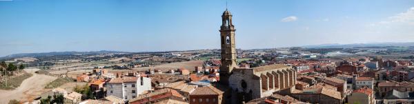 1.11.2015 Panoràmica des del castell  Calaf -  Ramon Sunyer