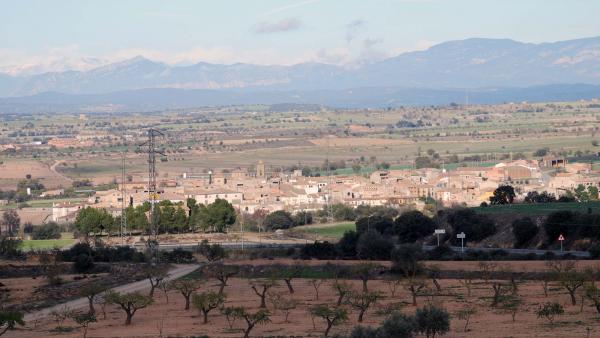 22.11.2015 vista  Tarroja de Segarra -  Ramon Sunyer