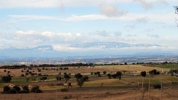 22.11.2015 vista del Montsec  Tarroja de Segarra -  Ramon Sunyer