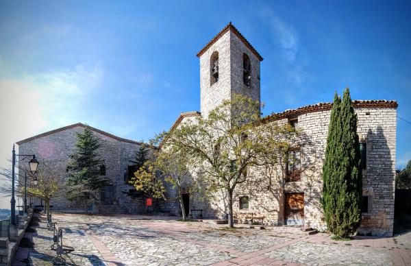 29 de Novembre de 2015 castell i església  Vergós Guerrejat -  Ramon Sunyer