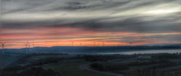 12 de Desembre de 2015 Posta de Sol  Bellmunt de Segarra -  Ramon Sunyer