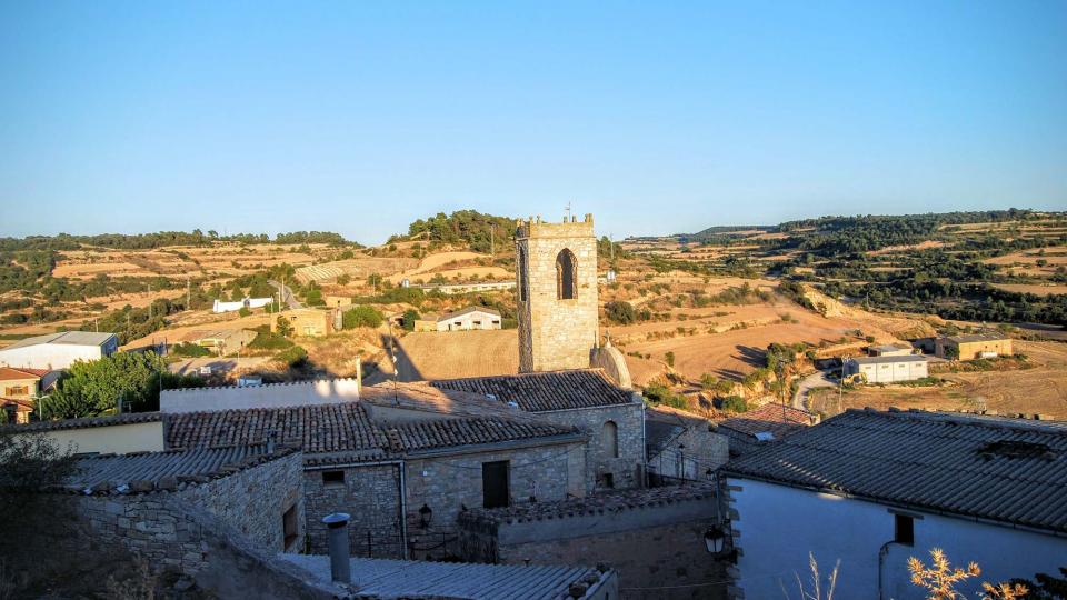 28.8.2015 Vista des del castell  Montoliu de Segarra -  Ramon Sunyer