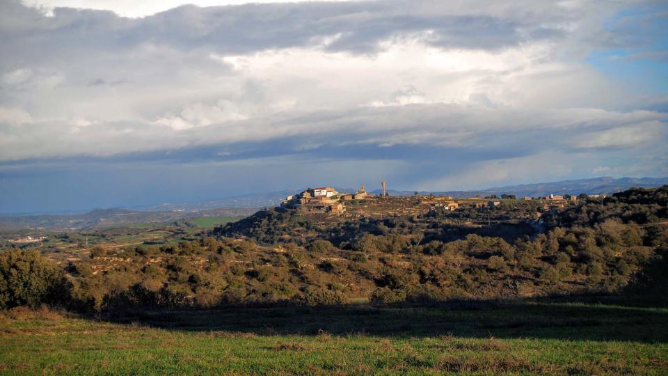 5.1.2016 vista del poble  Palou -  Ramon Sunyer