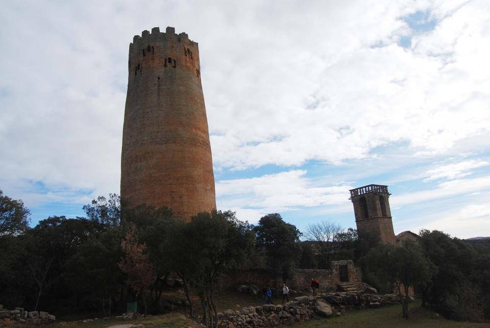 10 de Gener de 2016 Torre musulmana s VIII  Vallferosa -  Ramon Sunyer