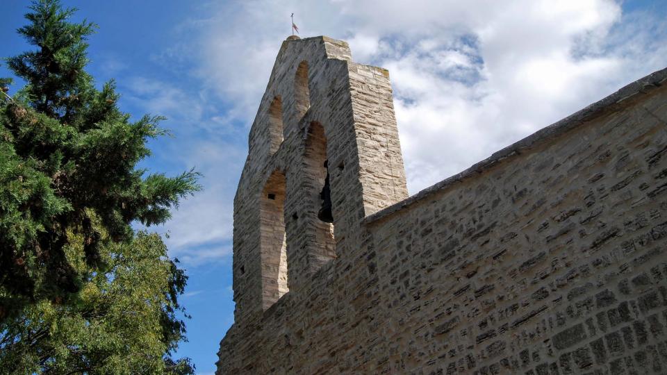 13.9.2015 campanar església de sant Jaume  Pallerols -  Ramon Sunyer