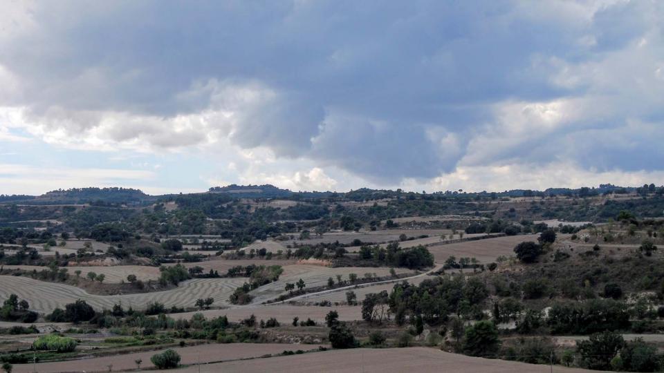 13.9.2015 paisatge de la vall d'ondara  Sant Antolí i Vilanova -  Ramon Sunyer