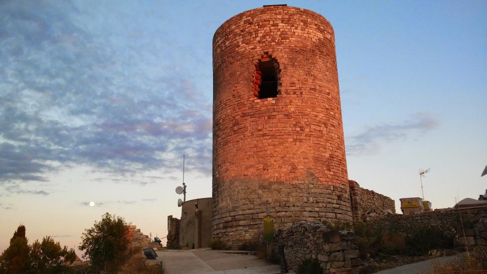 11.7.2014 torre romànica s. XI  L'Ametlla de Segarra -  Ramon Sunyer