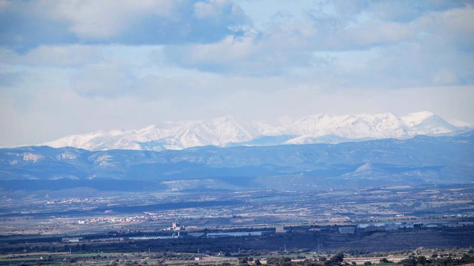 7.2.2016 vista del Montsec  La Guàrdia Lada -  Ramon Sunyer