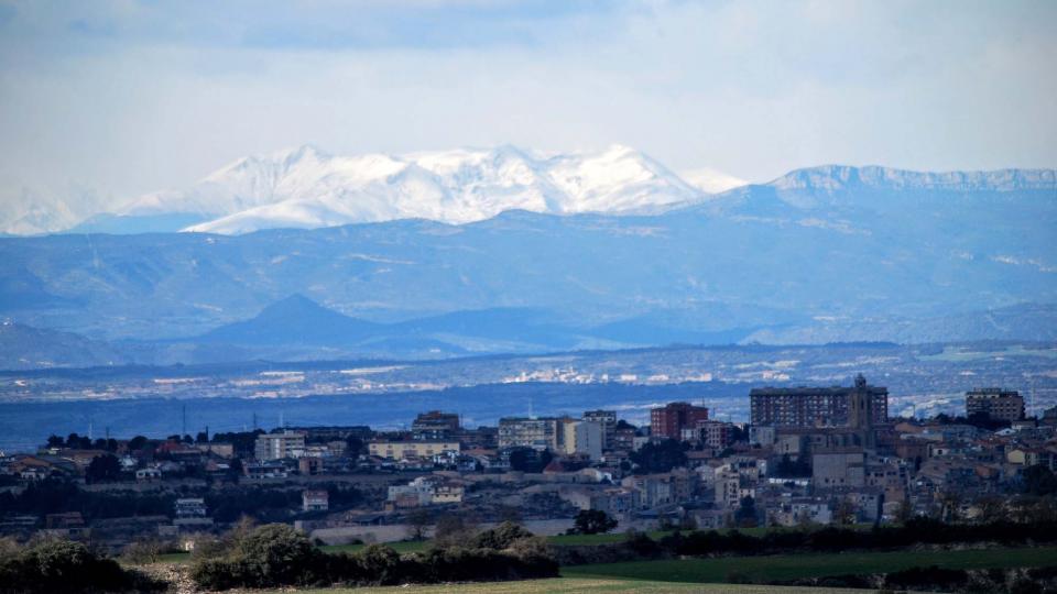 7.2.2016 Amb el Pirineu de fons  Cervera -  Ramon Sunyer