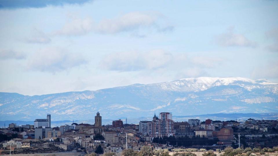 8.2.2016 Amb el Pirineu de fons  Cervera -  Ramon Sunyer