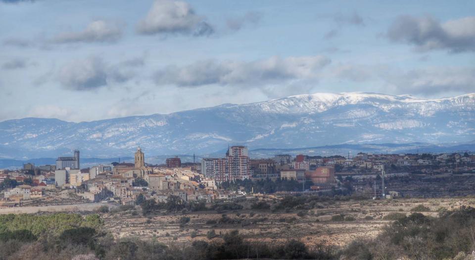 8.2.2016 El Port del Comte de fons  Cervera -  Ramon Sunyer