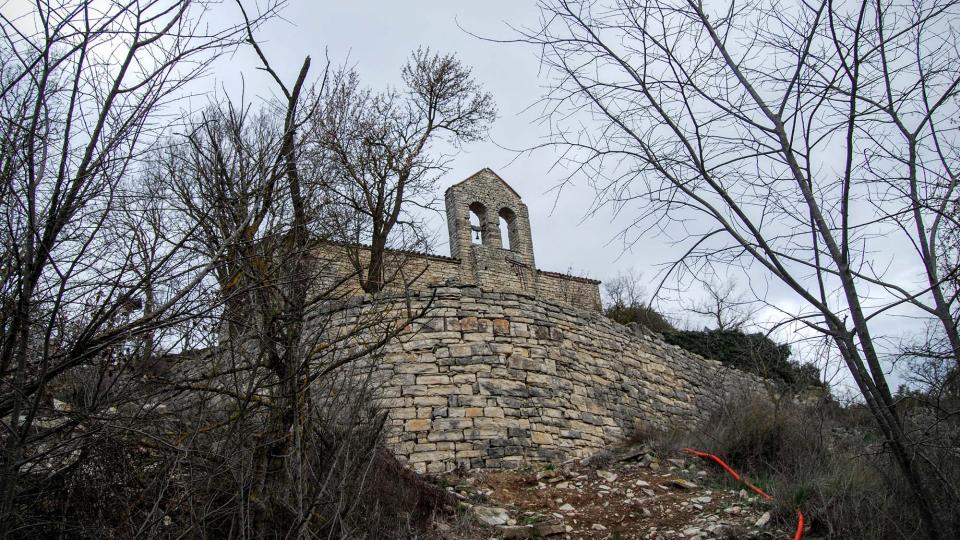 14.2.2016 Església Santa Maria romànic (s. XI-XIII)  Gàver -  Ramon Sunyer