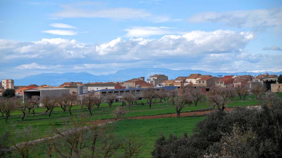 14.2.2016 vista del poble  Sant Ramon -  Ramon Sunyer