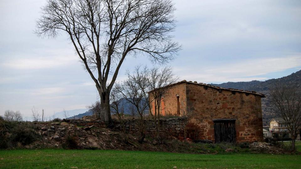 31.1.2016 cabana de teula  Sanaüja -  Ramon Sunyer