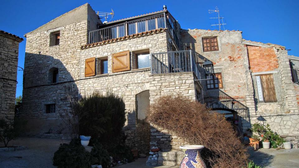 17.2.2016 detall casa antic castell  Briançó -  Ramon Sunyer