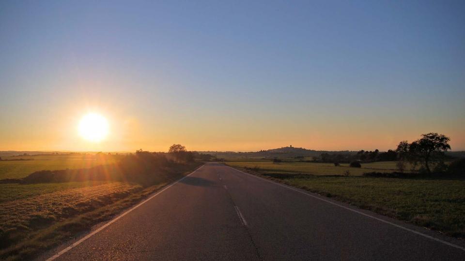 20.2.2016 panoràmica  L'Ametlla de Segarra -  Ramon Sunyer