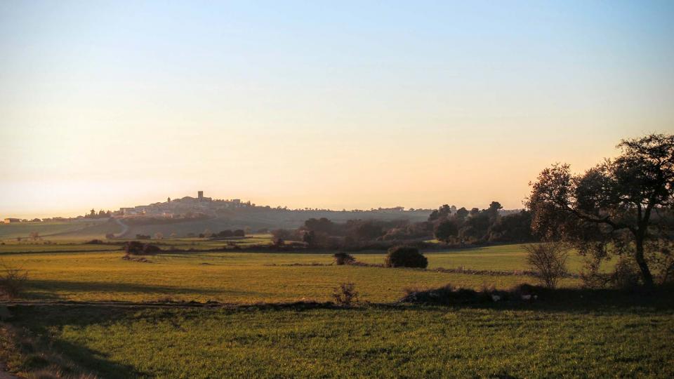 20.2.2016 panoràmica  L'Ametlla de Segarra -  Ramon Sunyer