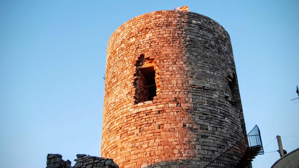 20.2.2016 torre romànica s. XI  L'Ametlla de Segarra -  Ramon Sunyer