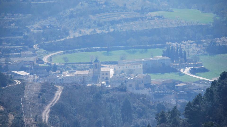 21.2.2016 vista de Vallfogona de Riucorb  L'Ametlla de Segarra -  Ramon Sunyer