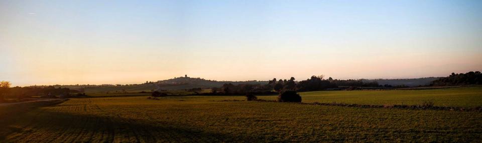 20.2.2016 panoràmica  L'Ametlla de Segarra -  Ramon Sunyer