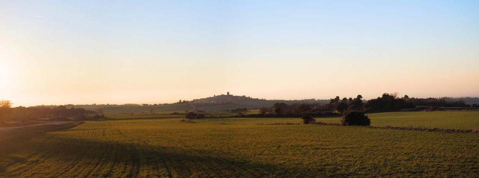 20.2.2016 panoràmica  L'Ametlla de Segarra -  Ramon Sunyer