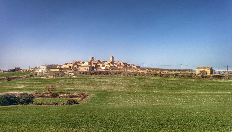 21.2.2016 vista sud  L'Ametlla de Segarra -  Ramon Sunyer