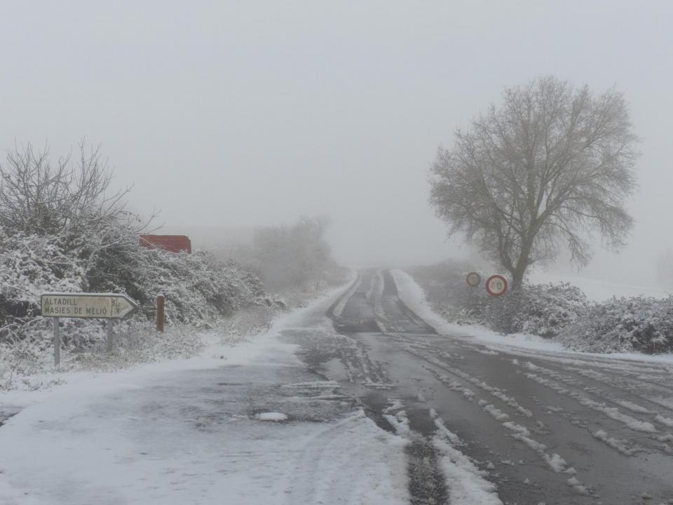 28.2.2016 Carretera a Altadill  Sant Guim de Freixenet -  Daniel Espejo Fraga