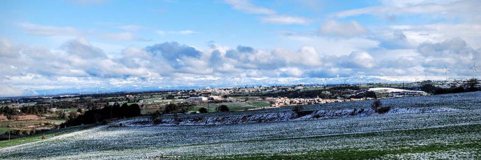 28.2.2016 paisatge nevat  La Panadella -  Ramon Sunyer