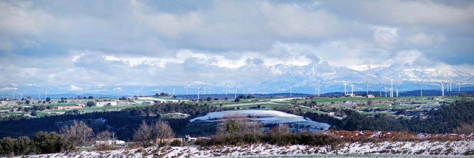 28.2.2016 paisatge nevat  La Panadella -  Ramon Sunyer