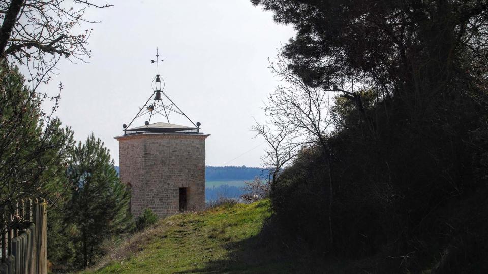 21.2.2016 Campanar església Santa Maria   La Guàrdia Lada -  Ramon Sunyer