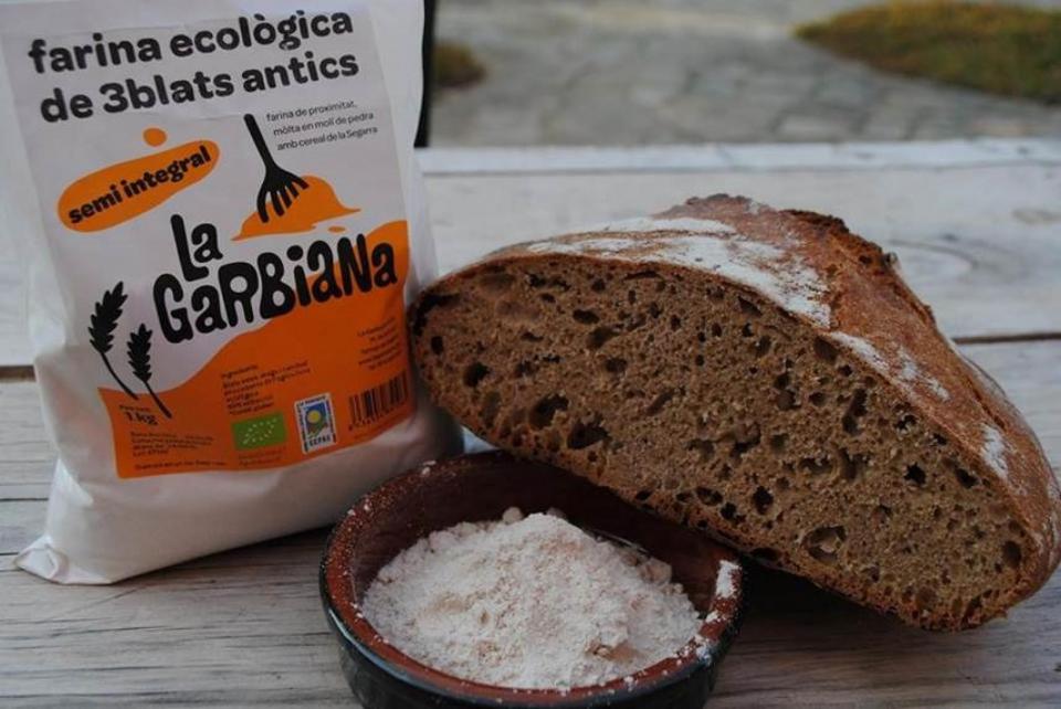 les farines ecológiques d'alta qualitat són un dels productes de la Garbiana