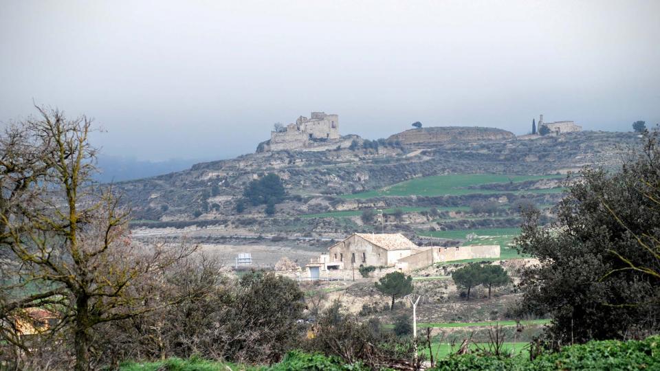 28.2.2016 Castell i església de sant Jaume de Timor  Sant Pere dels Arquells -  Ramon Sunyer